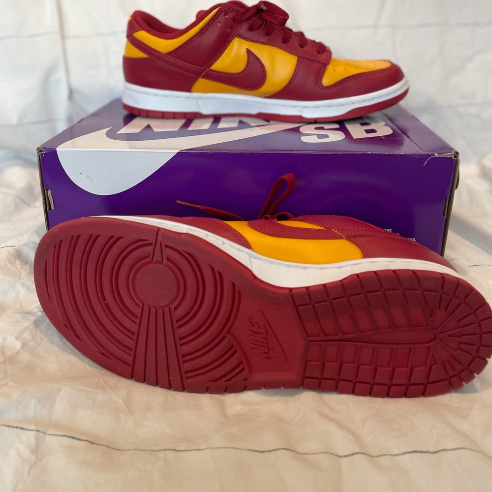 Nike Men’s Shoes - Red and Yellow